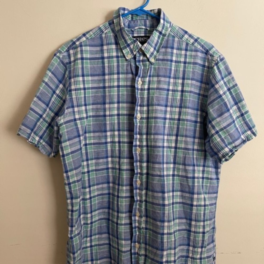 Chaps Men's Button Down Shirt Sz LG